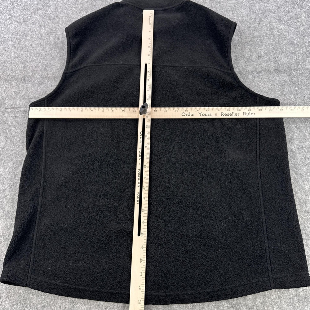 Patagonia Synchilla Fleece Vest Mens XL Black Worn Wear Uber Business 2020 - Picture 7 of 10